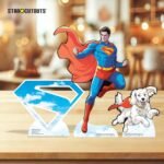 Superman, Logo & Krypto The Superdog 'Cartoon Style' Official Three Shelf Top Mini Cardboard Cutouts / Standees - Image 5