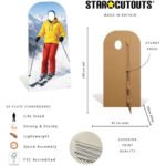Skier (Winter Sports) Lifesize Stand-In Cardboard Cutout / Standee - Image 6