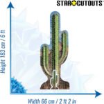 Cactus (Single) Large + Mini Cardboard Cutout / Standee - Image 3