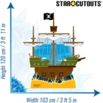 Pirate Ship Large Cardboard Cutout / Standee - Image 3