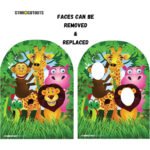 Jungle Animals Child Size Stand-In Cardboard Cutout / Standee - Image 4