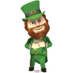 Leprechaun Lifesize Cardboard Cutout / Standee