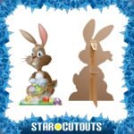 Cartoon Style Easter Bunny Lifesize Cardboard Cutout / Standee - Image 2