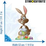 Cartoon Style Easter Bunny Lifesize Cardboard Cutout / Standee - Image 3