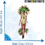 Mardi Gras Brazilian Carnival Festival Babe Lifesize Cardboard Cutout / Standee - Image 3
