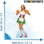 Oktoberfest Beer Babe Lifesize Cardboard Cutout / Standee - Image 3