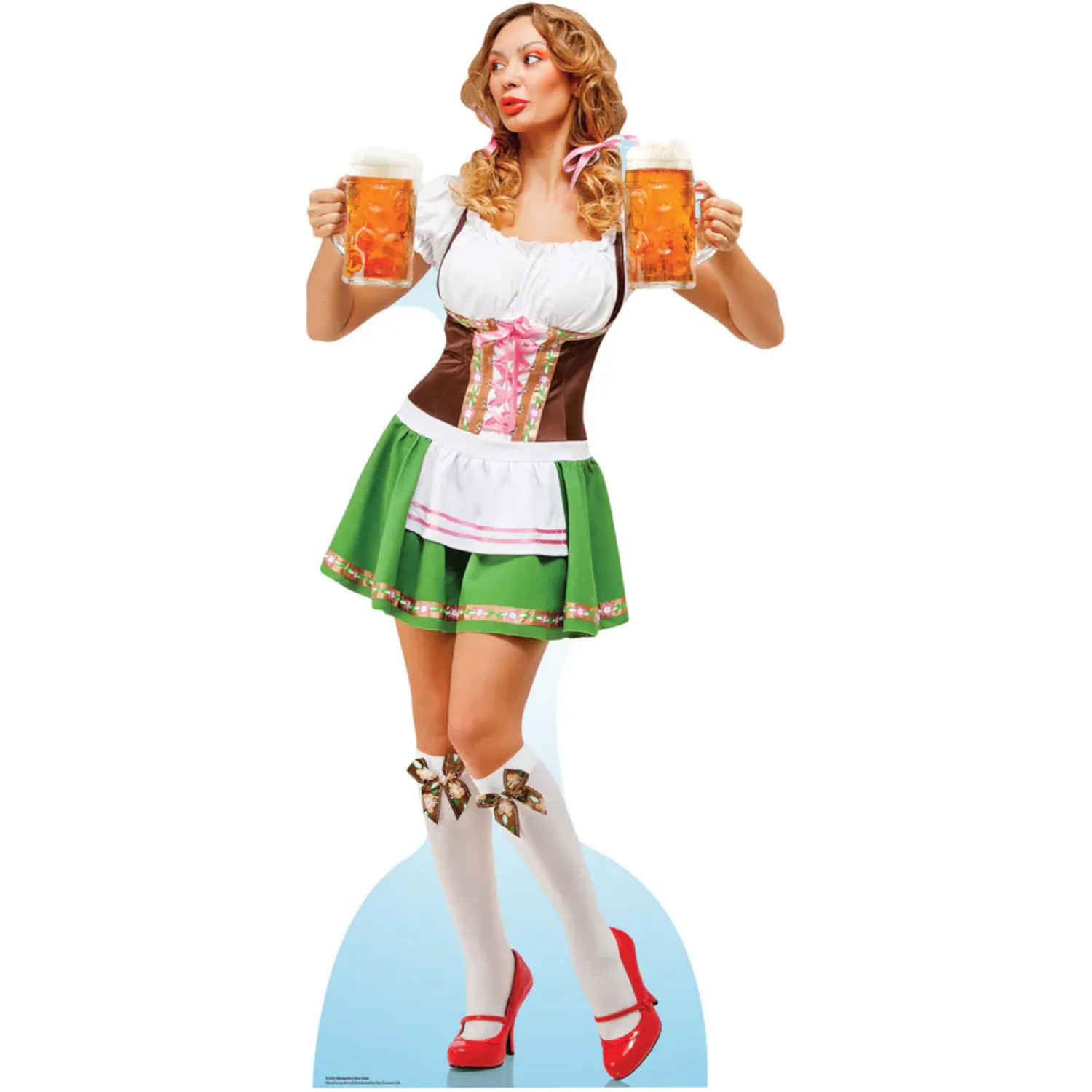 SC876 Oktoberfest Beer Babe Lifesize Cardboard Cutout Standee Oktoberfest Beer Babe Lifesize Cardboard Cutout / Standee - Image 1