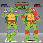 Michelangelo (Teenage Mutant Ninja Turtles) Official Lifesize + Mini Cardboard Cutout / Standee - Image 5