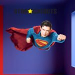 Superman 'Flying' David Corenswet (Superman 2025) Official Wall Art Cardboard Cutout / Standee - Image 3