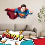 Superman 'Flying' David Corenswet (Superman 2025) Official Wall Art Cardboard Cutout / Standee - Image 4