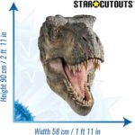 Tyrannosaurus 'T-Rex' Dinosaur (Jurassic World: Rebirth) Official Wall Art Cardboard Cutout - Image 3
