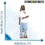 Burna Boy 'Casual' (Nigerian Singer/Songwriter) Lifesize + Mini Cardboard Cutout / Standee - Image 3