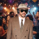 Bad Bunny (Puerto Rican Singer/Rapper) Lifesize + Mini Cardboard Cutout / Standee - Image 4