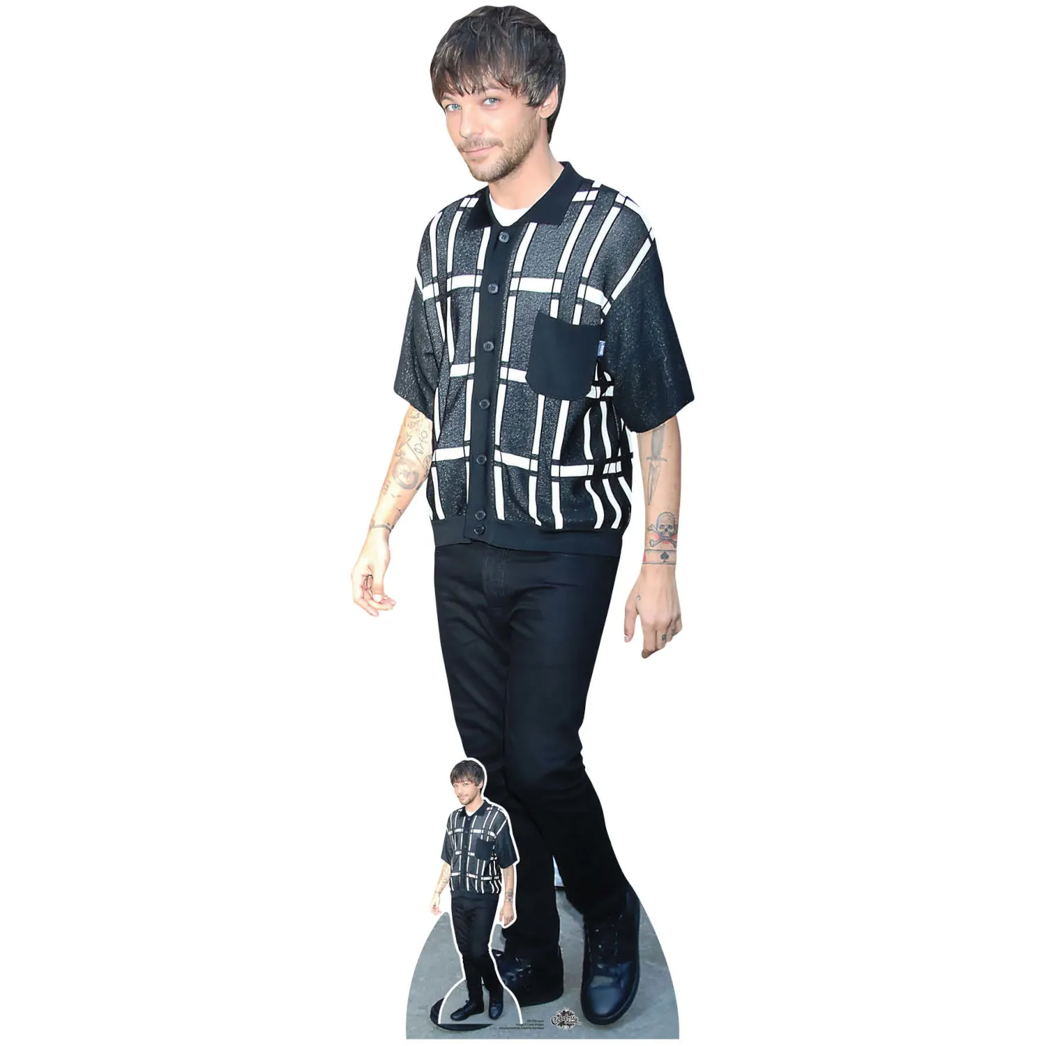 CS1290 Louis Tomlinson (English SingerSongwriter) Lifesize + Mini Cardboard Cutout Standee Louis Tomlinson (English Singer/Songwriter) Lifesize + Mini Cardboard Cutout / Standee - Image 1