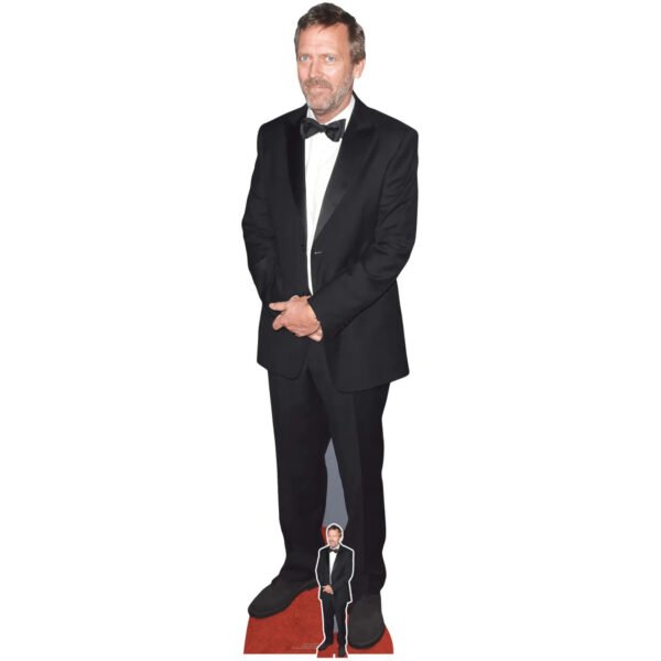 Hugh Laurie 'Black Suit' (English Actor/Comedian) Lifesize + Mini Cardboard Cutout / Standee