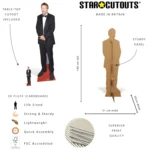 Hugh Laurie 'Black Suit' (English Actor/Comedian) Lifesize + Mini Cardboard Cutout / Standee - Image 5