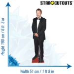 Hugh Laurie 'Black Suit' (English Actor/Comedian) Lifesize + Mini Cardboard Cutout / Standee - Image 3