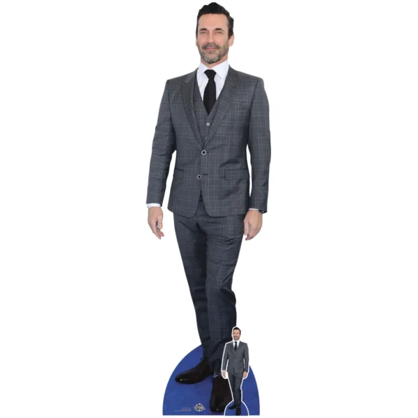 Jon Hamm 'Smart Suit' (American Actor) Lifesize + Mini Cardboard Cutout / Standee