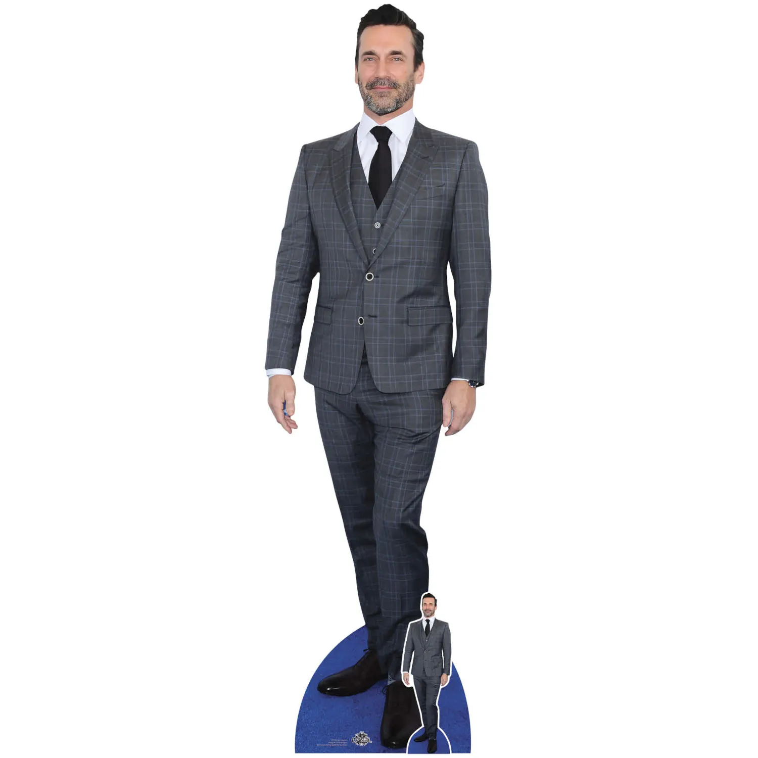 CS1311 Jon Hamm 'Smart Suit' (American Actor) Lifesize + Mini Cardboard Cutout Standee Jon Hamm 'Smart Suit' (American Actor) Lifesize + Mini Cardboard Cutout / Standee - Image 1
