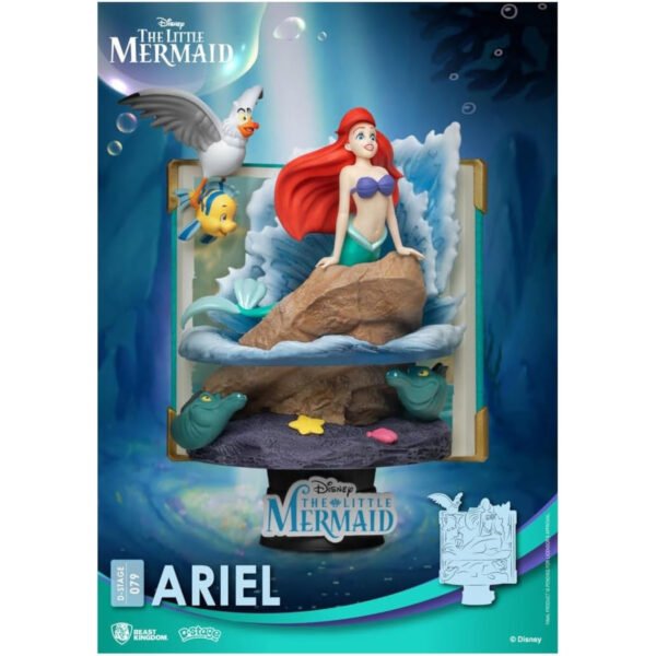 The Little Mermaid - Ariel Story Book Series D-Stage Statue