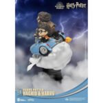 Harry Potter - Hagrid and Harry (Flying Blue Motorcycle) D-Stage Statue - Image 4