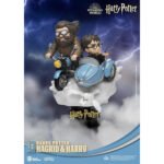 Harry Potter - Hagrid and Harry (Flying Blue Motorcycle) D-Stage Statue - Image 5