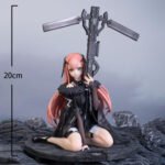 A-Z: Anime Girl Kneeling with Weapon 1/7 Scale (20cm) Pre-Painted PVC Statue - Image 7