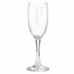Personalised 'Groom' Elegant Wedding Glass Champagne Flute - Image 6
