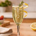 Personalised Name Only Bow Motif Glass Champagne Flute - Image 4