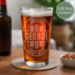 Personalised Any Message Brewery Style Pint Glass - Image 3