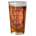 Personalised Any Message Brewery Style Pint Glass - Image 5