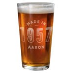 Personalised 'Made In' Birthday Big Year Pint Glass - Image 5
