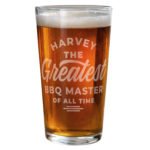 Personalised 'The Greatest of All Time' Sport Themed Pint Glass - Image 5