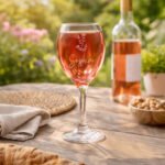 Personalised Name/Role Only Flower Motif Wine Glass - Image 4
