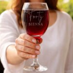 Personalised Age & Name Birthday Wine Glass - Image 2
