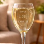 Personalised 'Since...' Birthday Big Year Wine Glass - Image 3