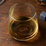 Personalised Initials & Message Base Engraved Glass Tumbler - Image 3