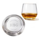 Personalised Initials & Message Base Engraved Glass Tumbler - Image 7