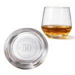 Personalised Big Number Base Engraved Glass Tumbler - Image 6