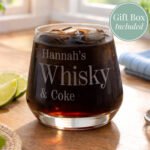 Personalised Name & Drink Glass Tumbler - Image 5
