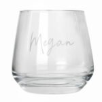 Personalised Name/Role Only Glass Tumbler - Image 5
