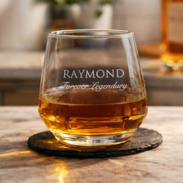 Personalised Any Message Redefined Glass Tumbler