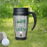 Personalised 'You're A Tee-Rific Golfer' Stainless Steel Thermal Travel Mug - Image 3