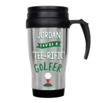 Personalised 'You're A Tee-Rific Golfer' Stainless Steel Thermal Travel Mug - Image 4