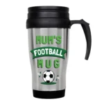 Personalised 'Football Mug' Stainless Steel Thermal Travel Mug - Image 4