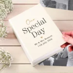 Personalised Any Message Black & Gold Design 6x4 Photo Album with Sleeves - Image 4