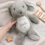 Personalised 'I Belong To...' Gold Star Motif Plush Bunny Rabbit - Image 3