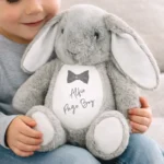 Personalised 'Page Boy' Bow Tie Motif Plush Bunny Rabbit - Image 2