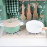 Classic World Vintage Wooden Pretend Play Kitchen - Image 2