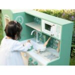 Classic World Vintage Wooden Pretend Play Kitchen - Image 6